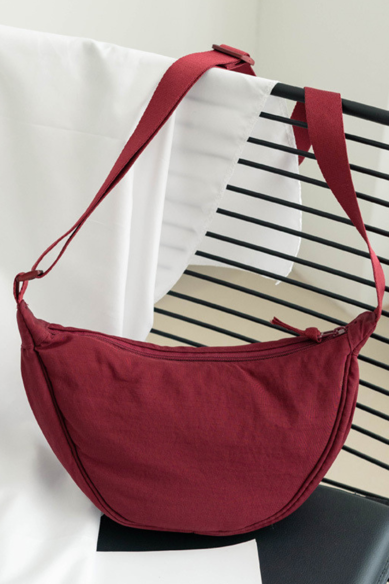 Women's Nylon Lightweight Crossbody Dumpling Bag