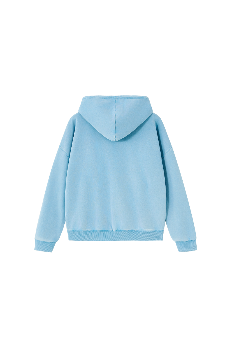 Men's  Fall 100% Cotton Washed Vintage Heavyweight Hoodie
