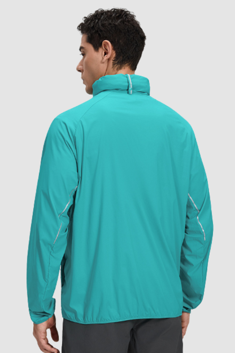 Men's Lightweight Water-Resistant Sports Hooded Jacket