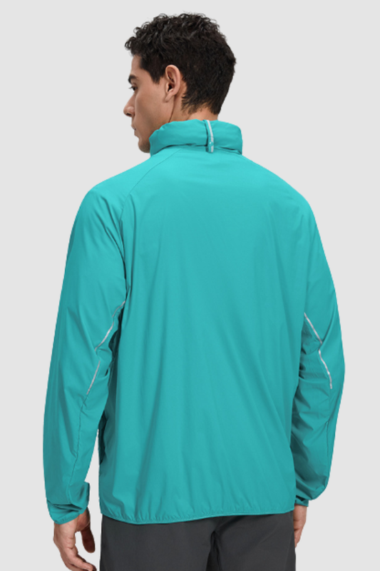 Men's Lightweight Water-Resistant Sports Hooded Jacket