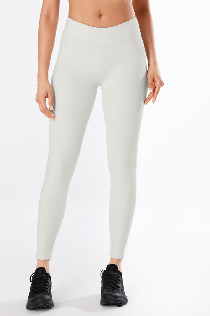 Women's Athletic V-Waist Naked-Feel Slim Fit Yoga Leggings