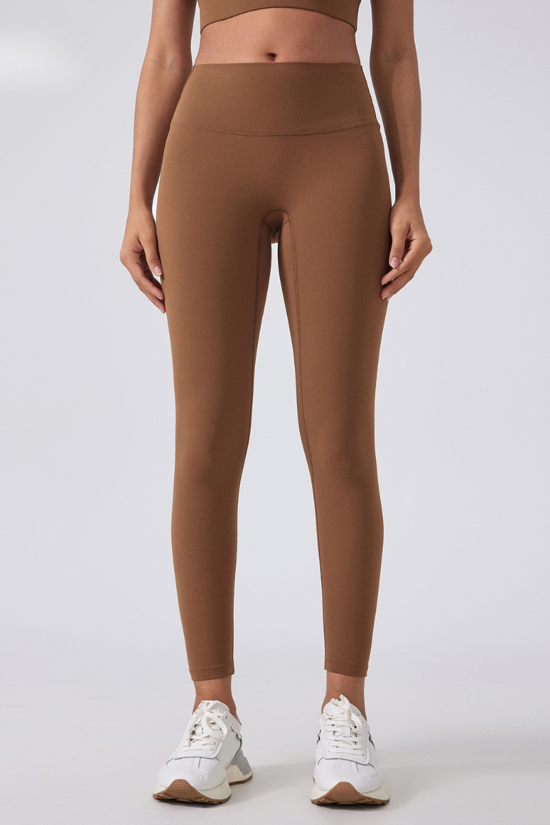 Women's Bare Feel Seamless Front Shaping Sports Leggings