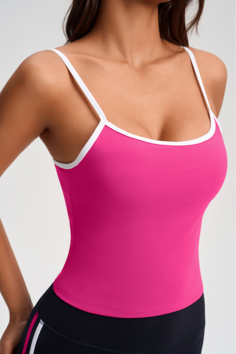 Women's Color-Block Camisole Tank Top