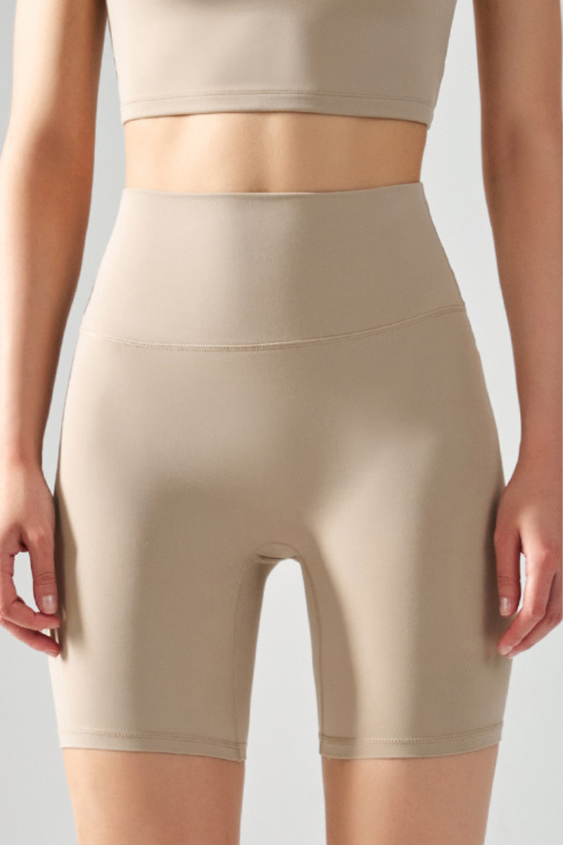 Women's Cooling High Waist Tummy Control Sports Shorts