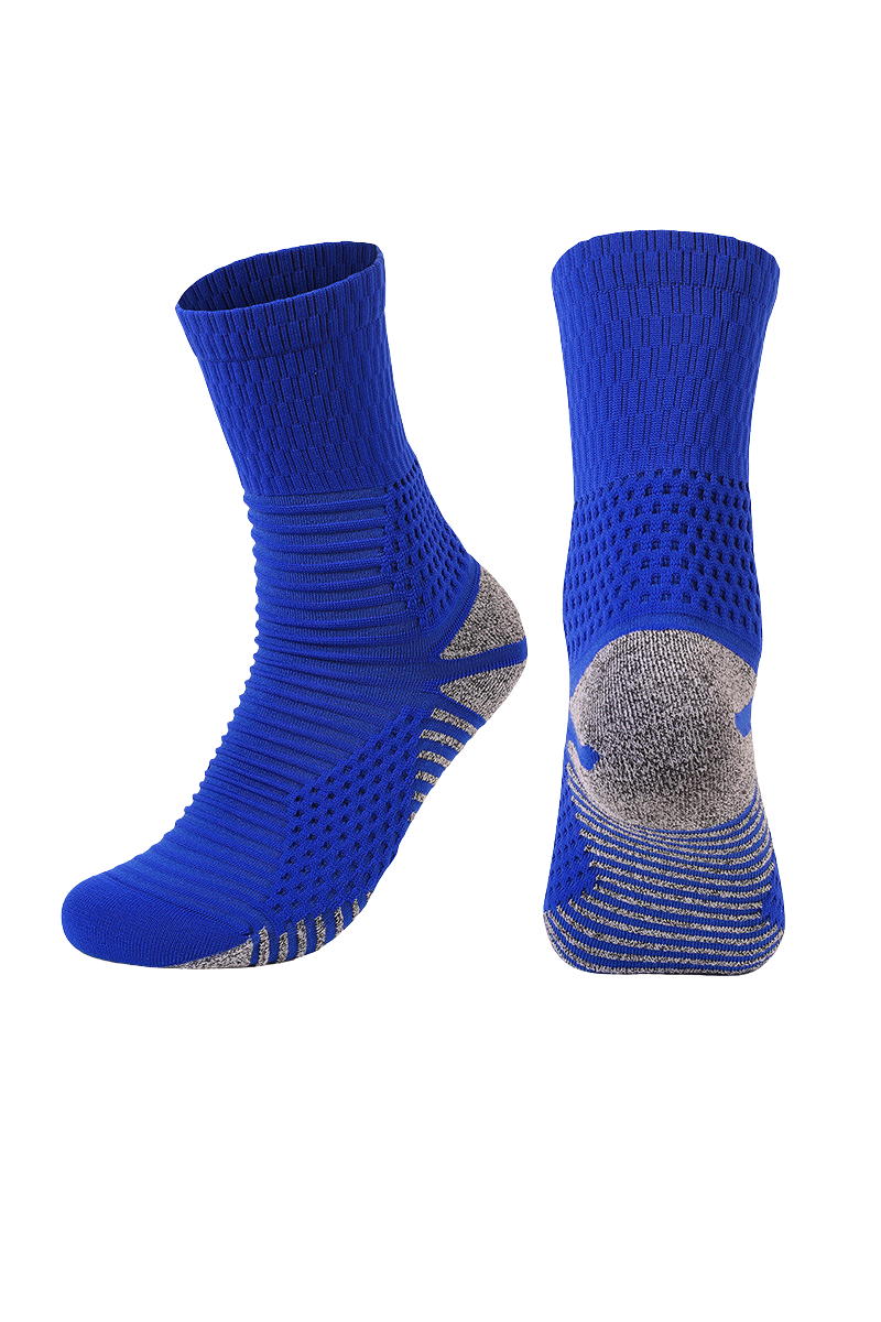 Gradient Ombre Quick-Dry Non-Slip Basketball Crew Socks