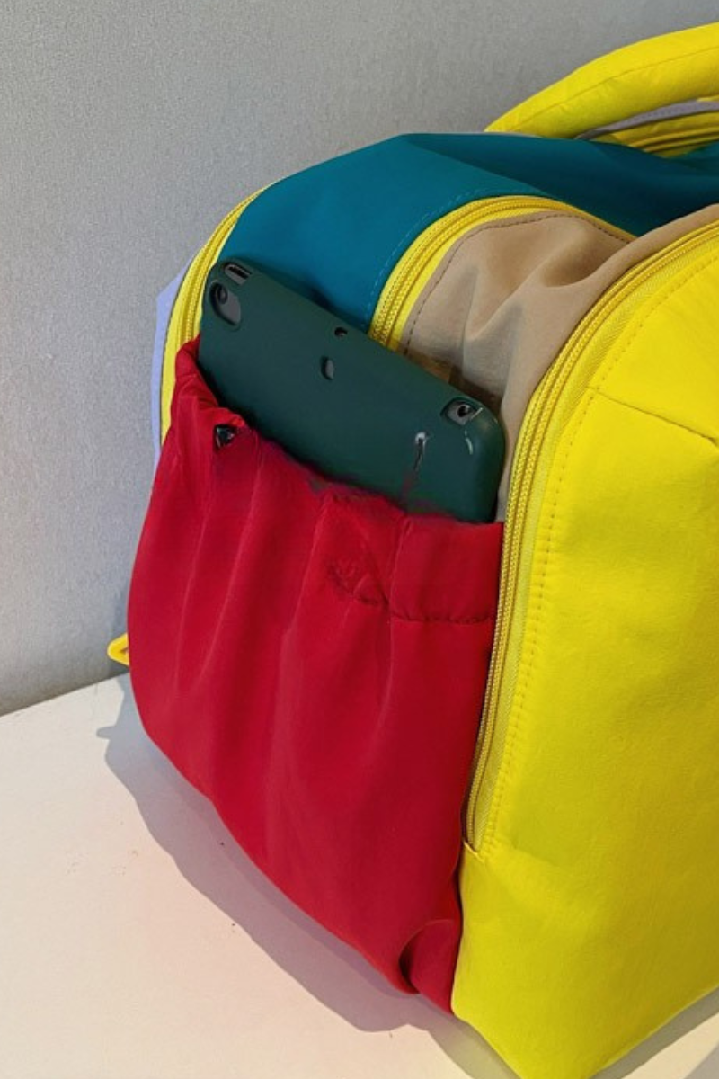 Dopamine Color Scheme 2-in-1 Handheld & Crossbody Sports Bag
