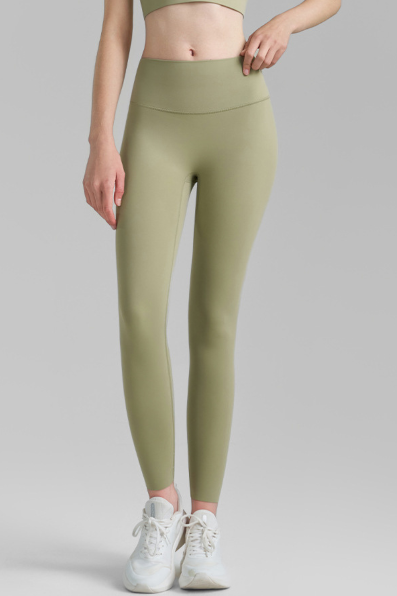 Women's Athletic Nude-Feel Sculpting LYCRA Yoga Leggings