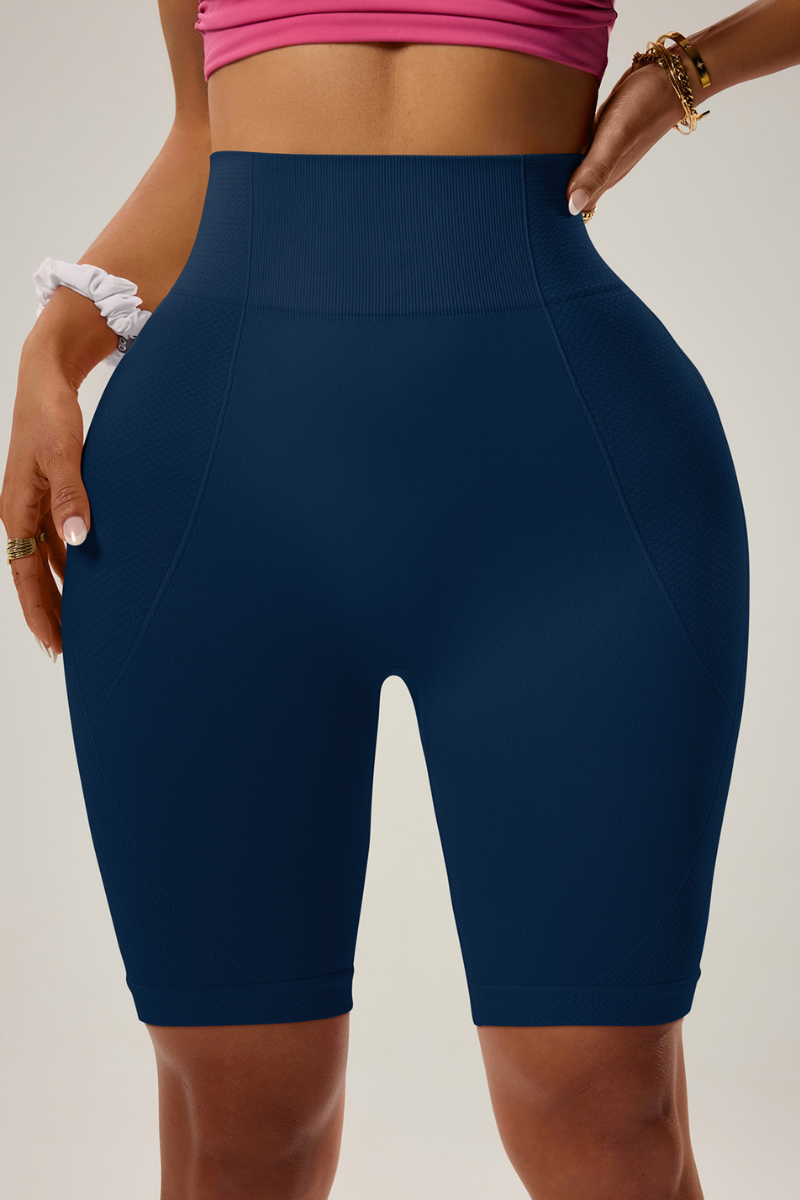 Women's High Stretch High Waist Butt Lifting Biker Shorts