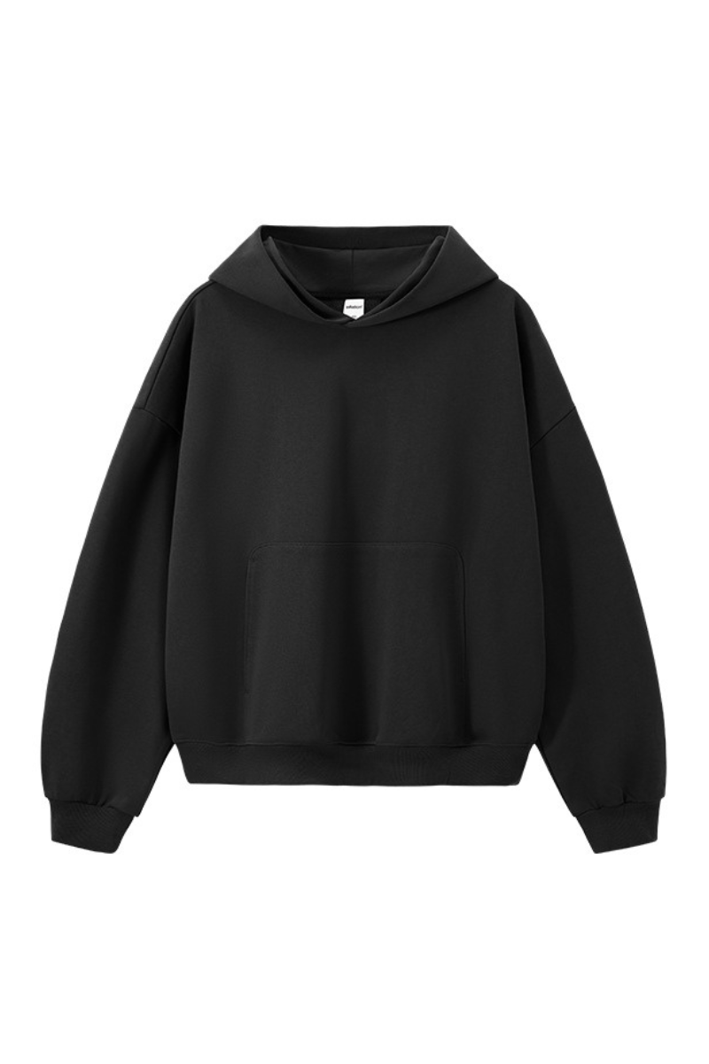 Men's  Fall 380G Heavyweight Cropped Drop Shoulder Hoodie