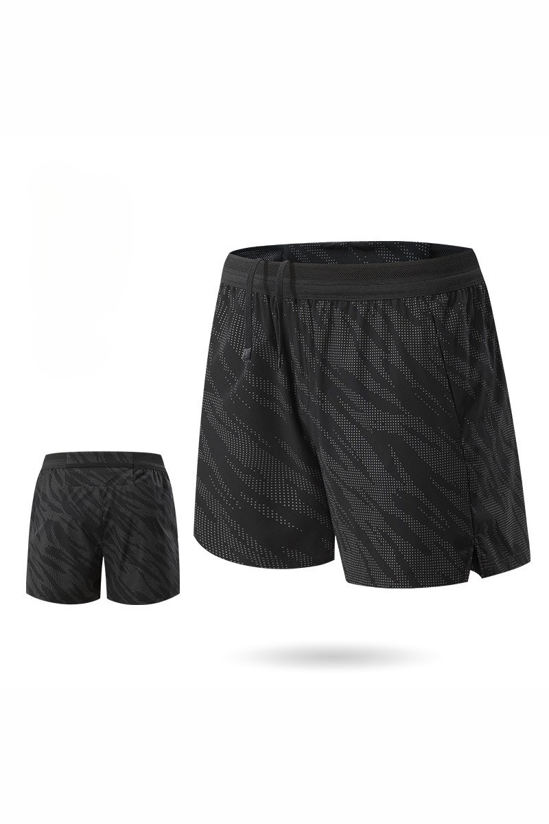 Men's Reflective Dot 2-in-1 Racing Running Shorts