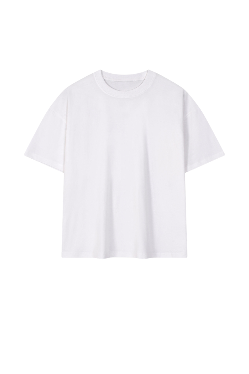 Unisex Summer Lyocell Quick Dry Drop Shoulder Loose T-shirt