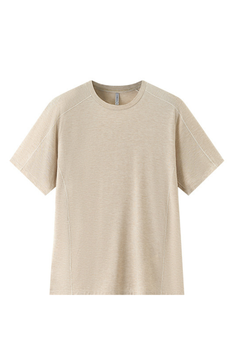 Men's Lightweight Crew Neck Tencel Lyocell Athletic T-shirt