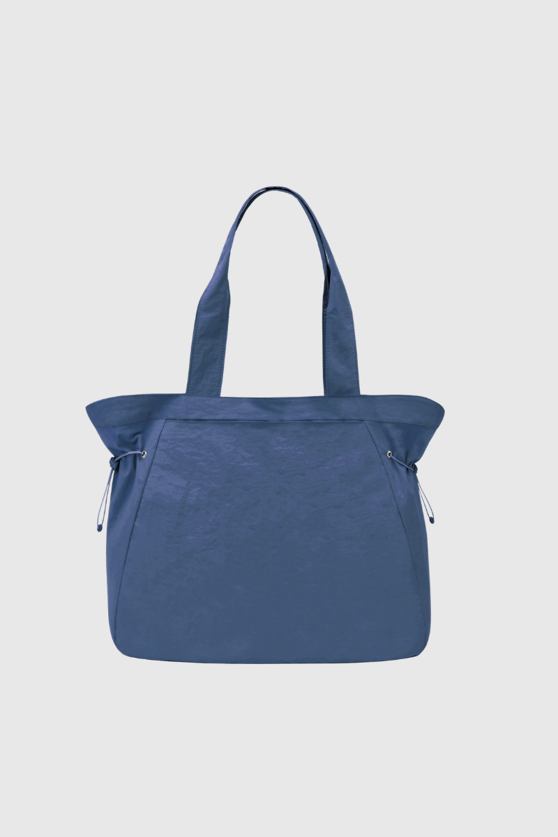 Nylon Drawstring Adjustable Drawstring Side Sports Tote Bag