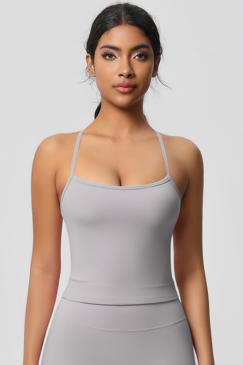 Women's Athletic Y‑Back Cami Yoga Tank Top