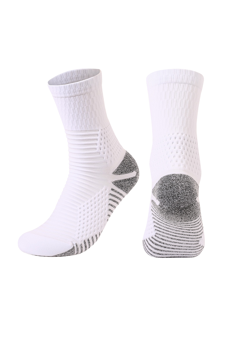 Gradient Ombre Quick-Dry Non-Slip Basketball Crew Socks