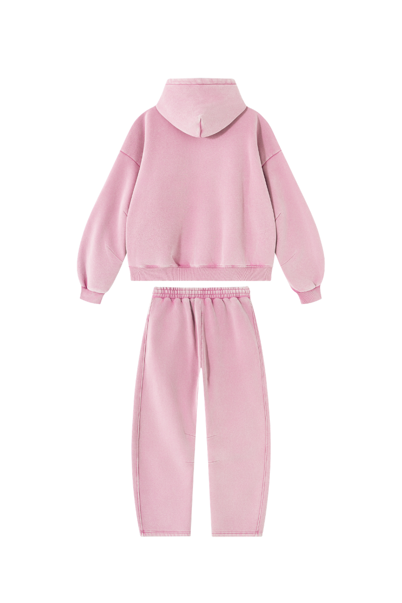 Men's Fall Fleece Sets:Relaxed Hoodie And Sweatpants
