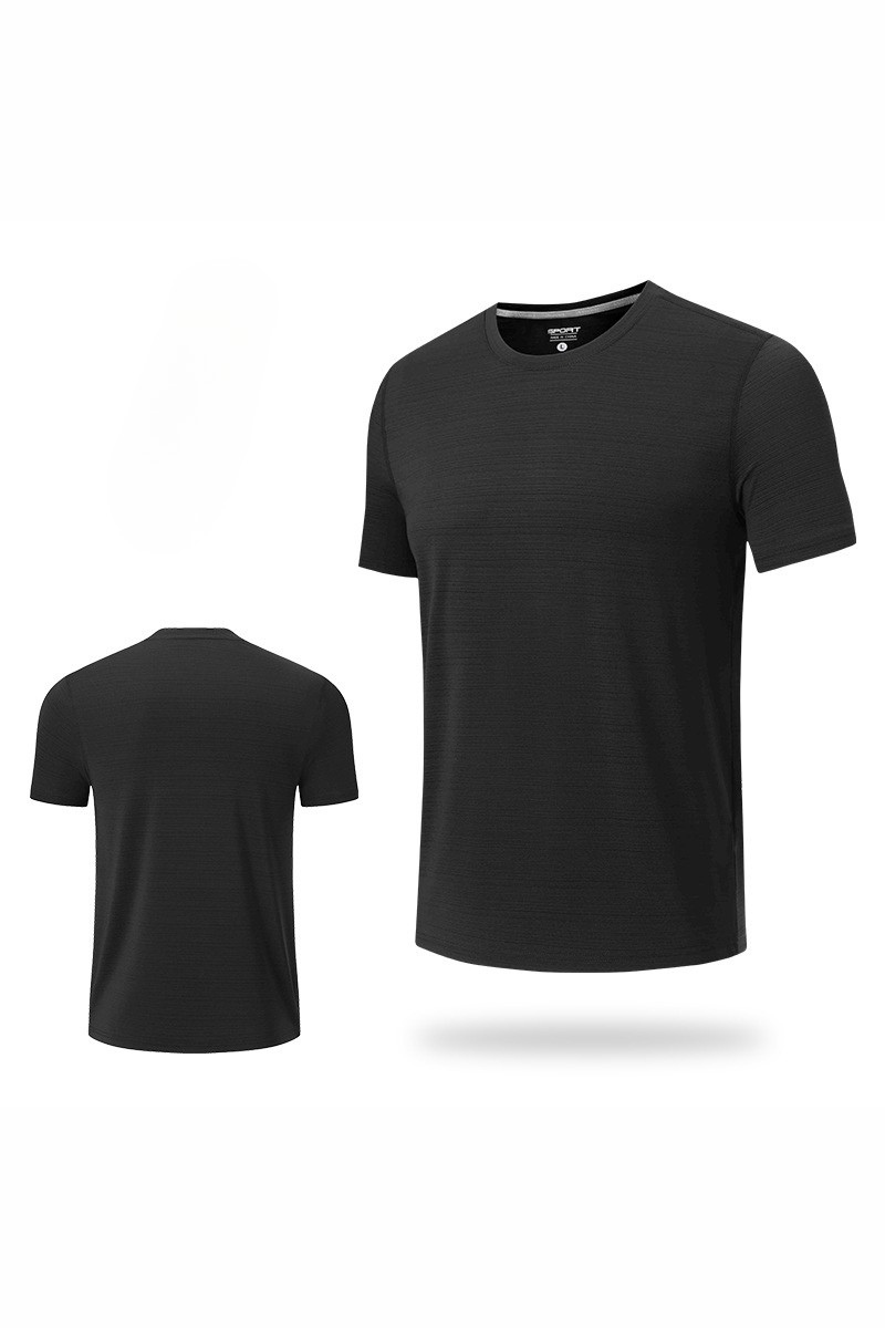 Men's Round Neck Quick Dry Breathable Athletic T-Shirt
