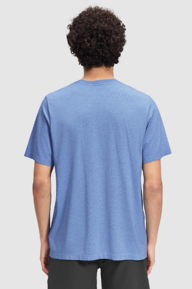 Men's Summer Seamless Round-Neck Solid Sports Tee