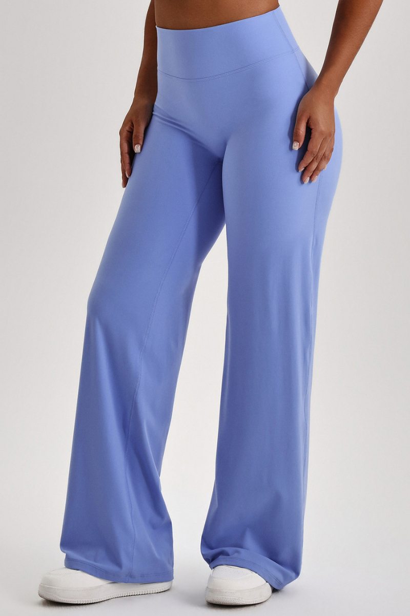 Women's Athletic High Waist V-Lift Hip Wide Leg Yoga Pants