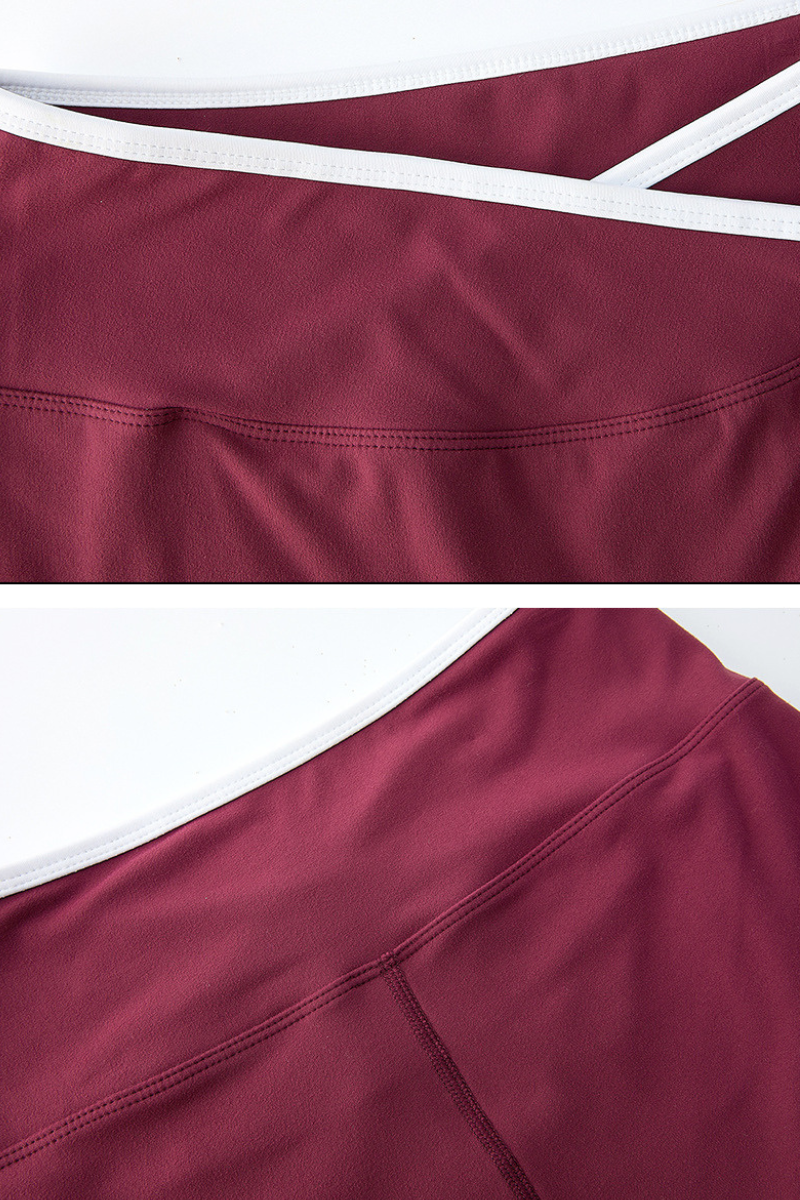 Women's Athletic Cross-Waist High Stretch Yoga Leggings
