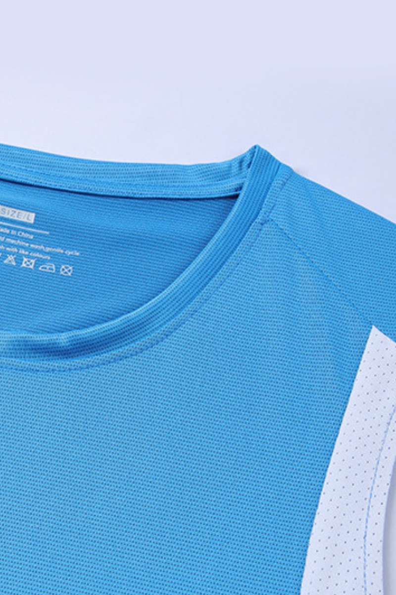 Men's Color Block Quick Dry Athletic Running Tank Top