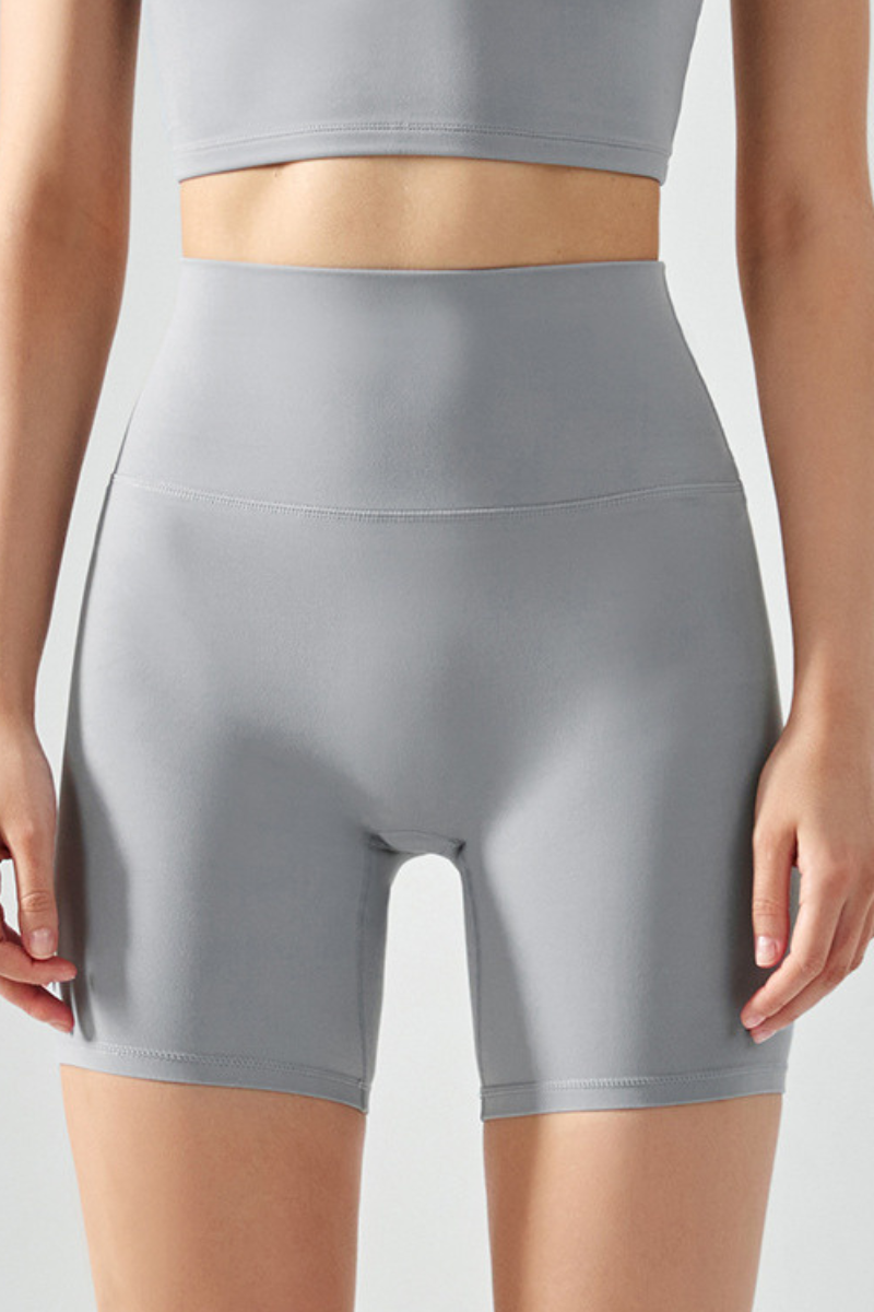 Women's Cooling High Waist Tummy Control Sports Shorts