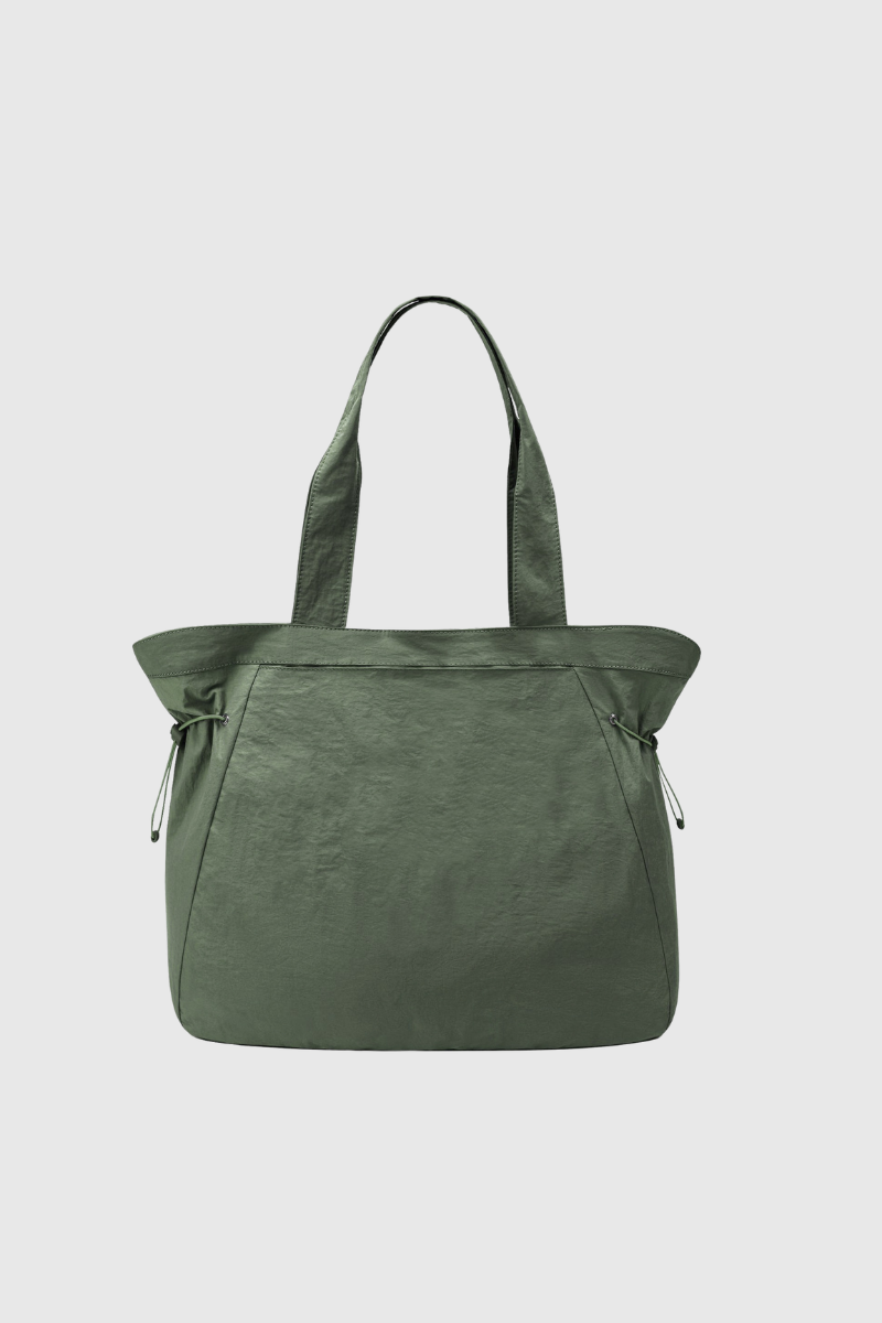 Nylon Drawstring Adjustable Drawstring Side Sports Tote Bag