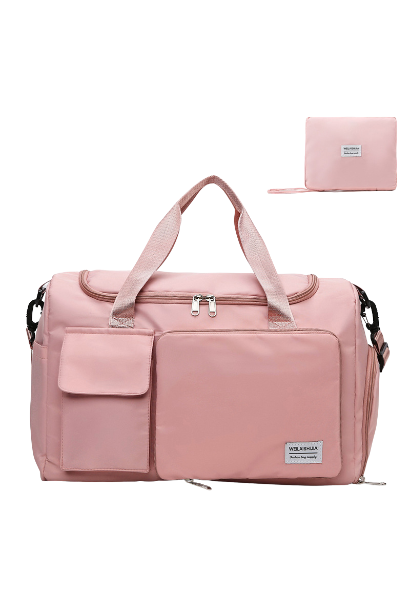 Foldable Multi-Pocket Oxford Cloth Fitness Sports Travel Bag