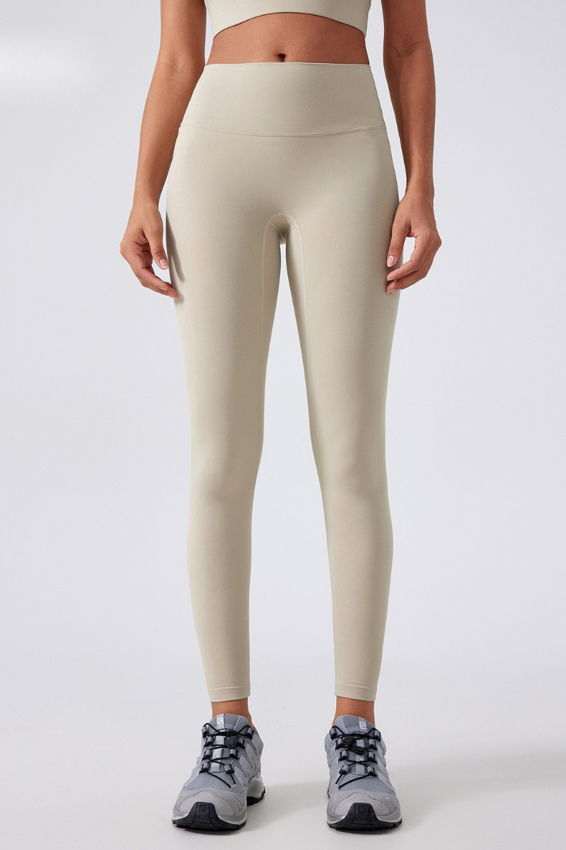 Women's Bare Feel Seamless Front Shaping Sports Leggings