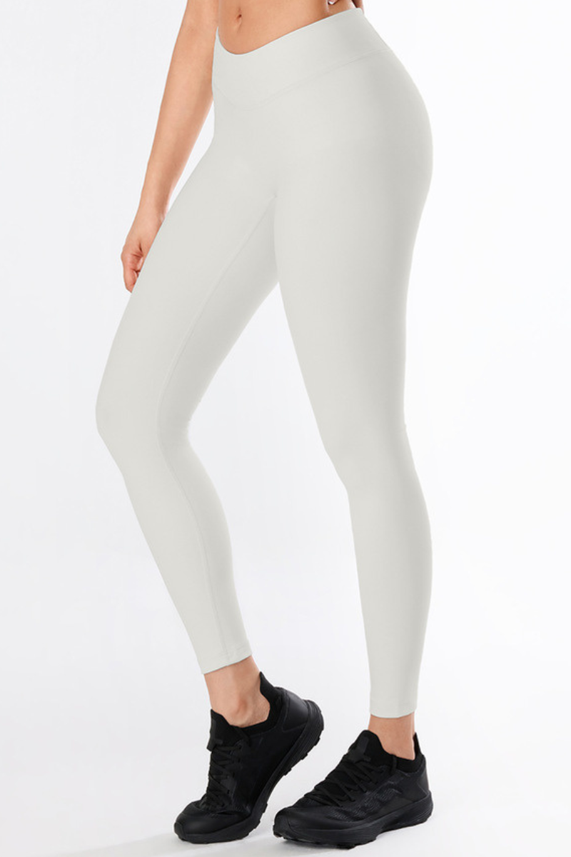 Women's Athletic V-Waist Naked-Feel Slim Fit Yoga Leggings