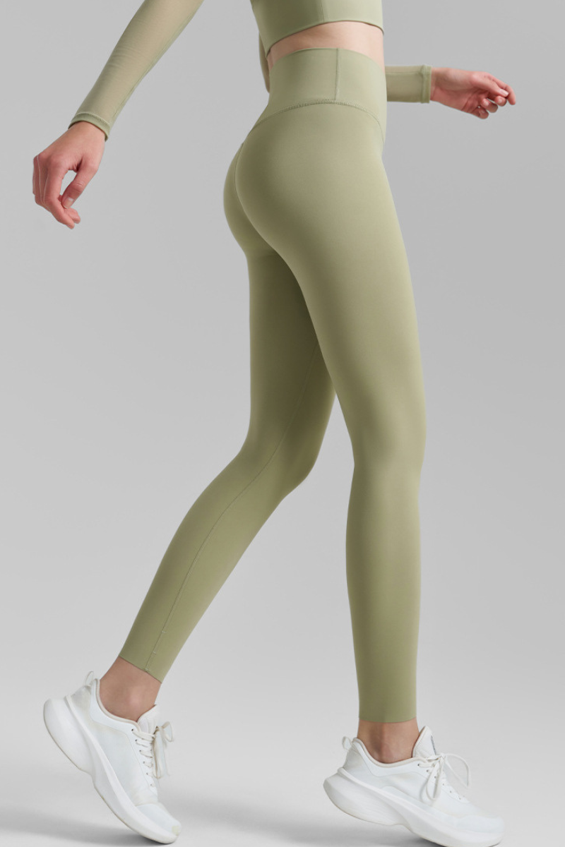 Women's Athletic Nude-Feel Sculpting LYCRA Yoga Leggings