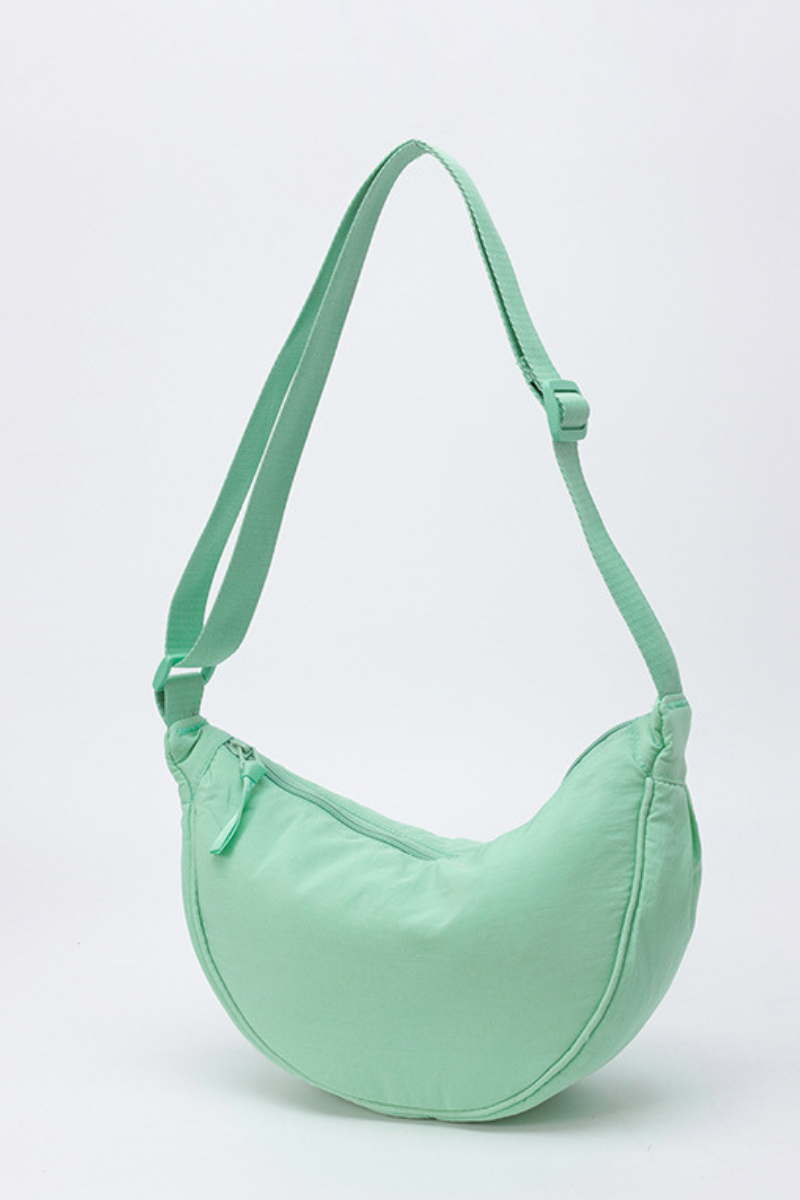 Women's Nylon Lightweight Crossbody Dumpling Bag