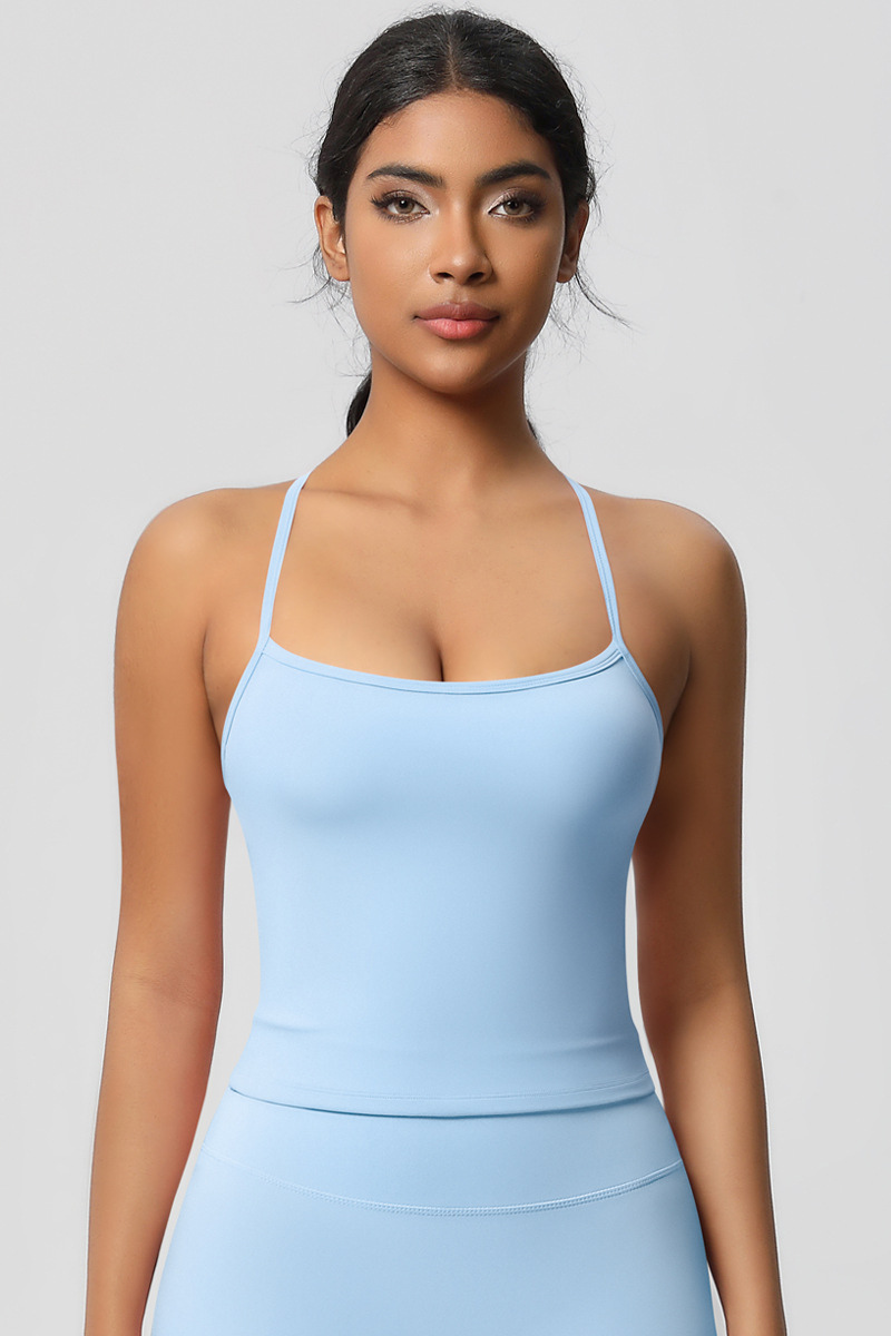Women's Athletic Y‑Back Cami Yoga Tank Top