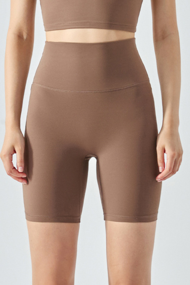 Women's Cooling High Waist Tummy Control Sports Shorts