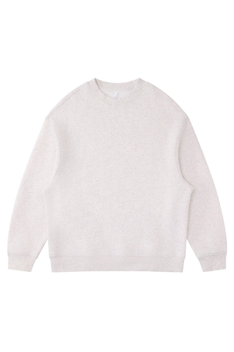 Men's Fall Fleece‑Lined Drop Shoulder Oversized Pullover