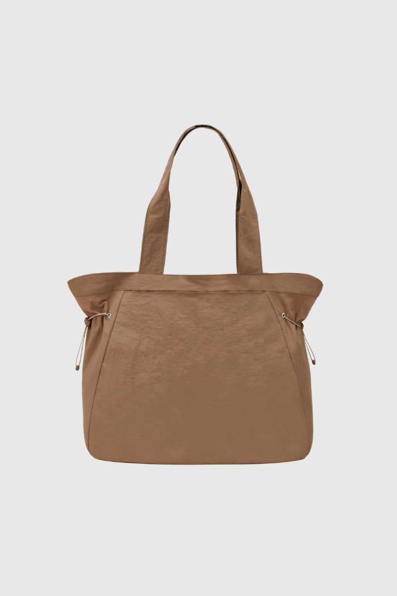 Nylon Drawstring Adjustable Drawstring Side Sports Tote Bag