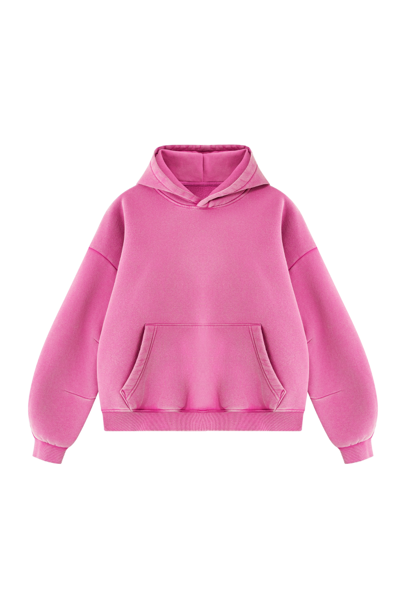 Women's Fall Fleece Heavyweight Washed Drop Shoulder Hoodie