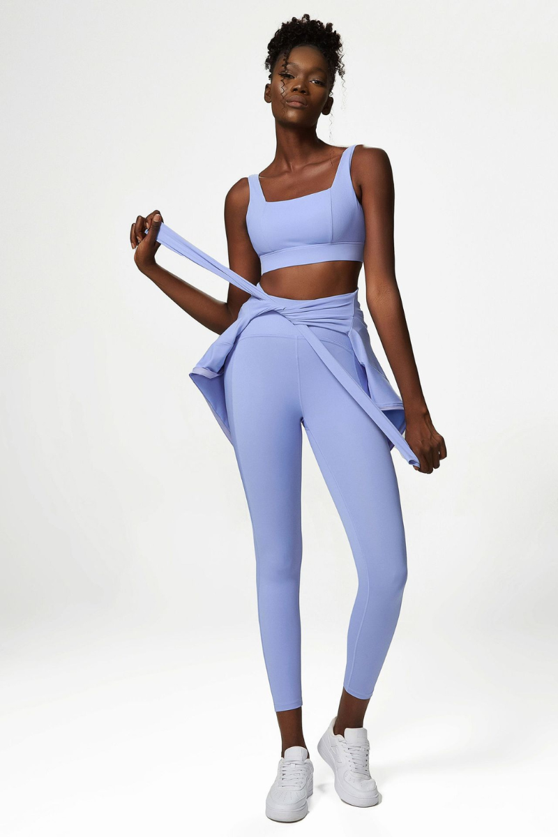 Classic Plus Size Bare Feel Three-piece Yoga Wear Set