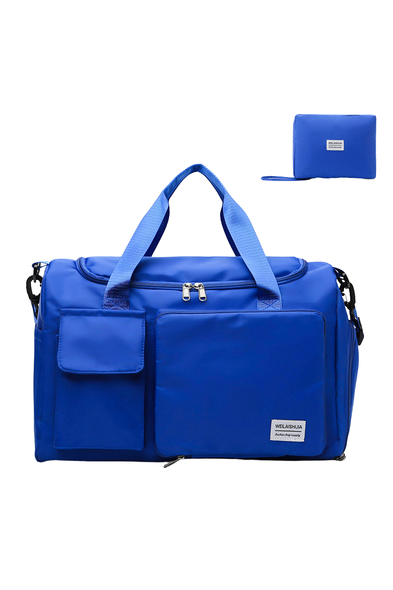 Foldable Multi-Pocket Oxford Cloth Fitness Sports Travel Bag