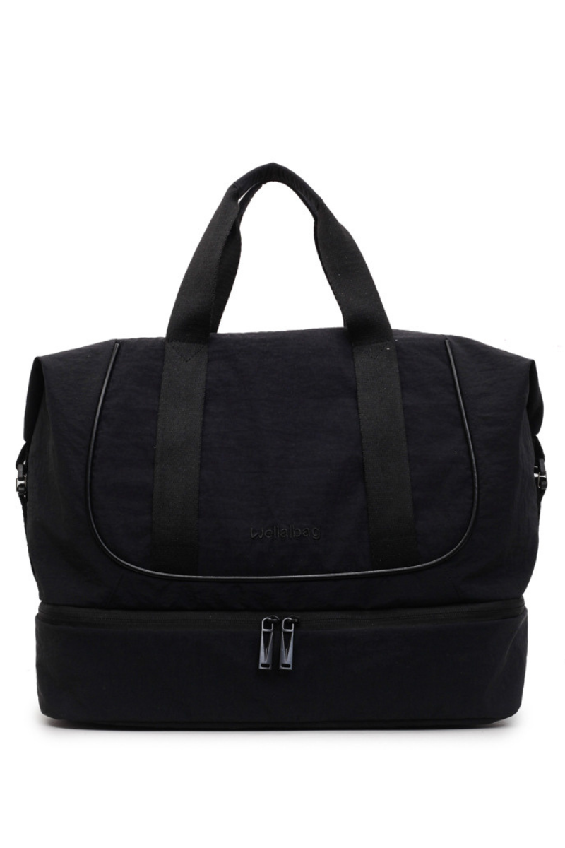 Large Capacity Solid Color Lightweight Wet/Dry Separation Yoga Gym Tote Bag