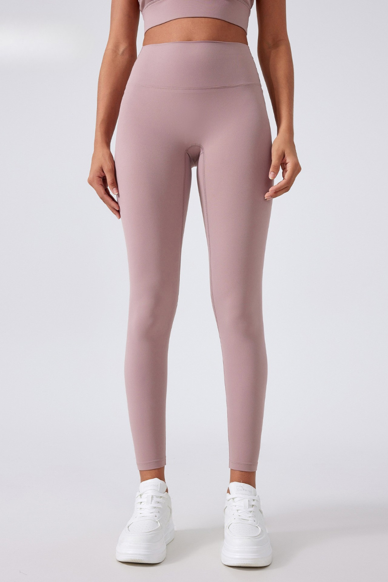 Women's Bare Feel Seamless Front Shaping Sports Leggings