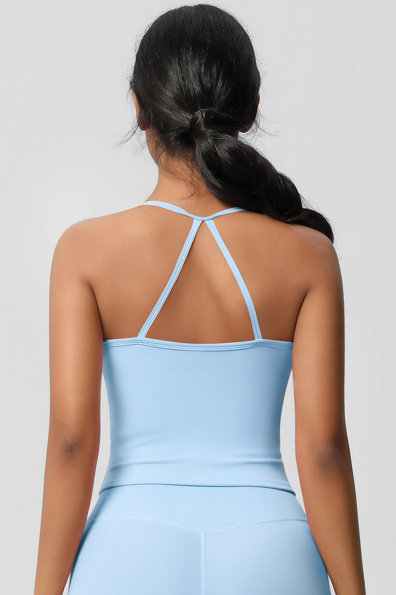 Women's Athletic Y‑Back Cami Yoga Tank Top