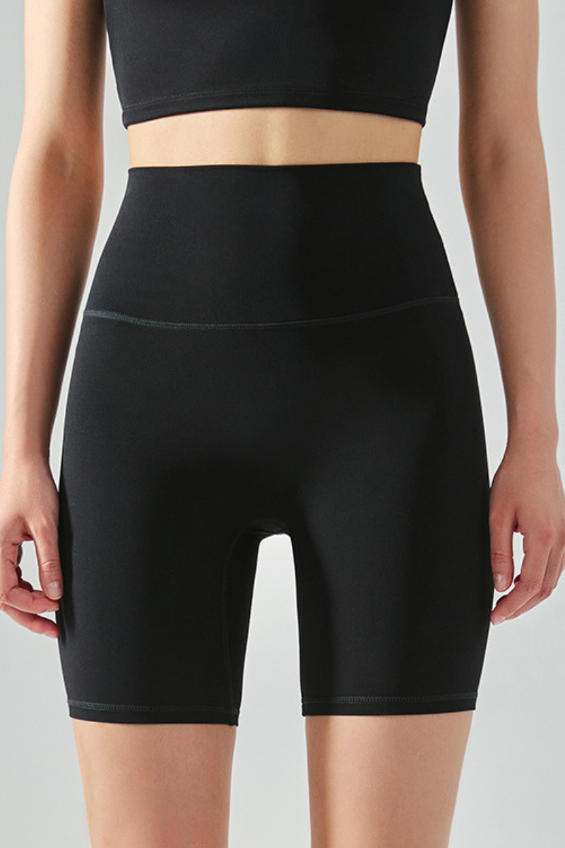 Women's Cooling High Waist Tummy Control Sports Shorts