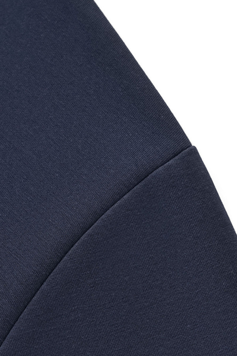 Women's Fall V-Neck Polo Collar Detachable-Sleeve Sweatshirt