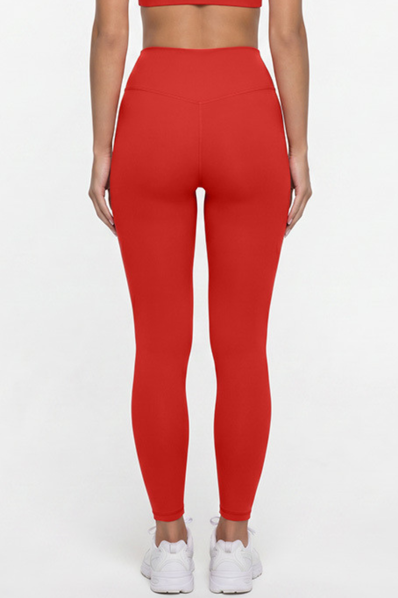 Women's High Waist Contrast Stripe Butt Lifting Yoga Leggings