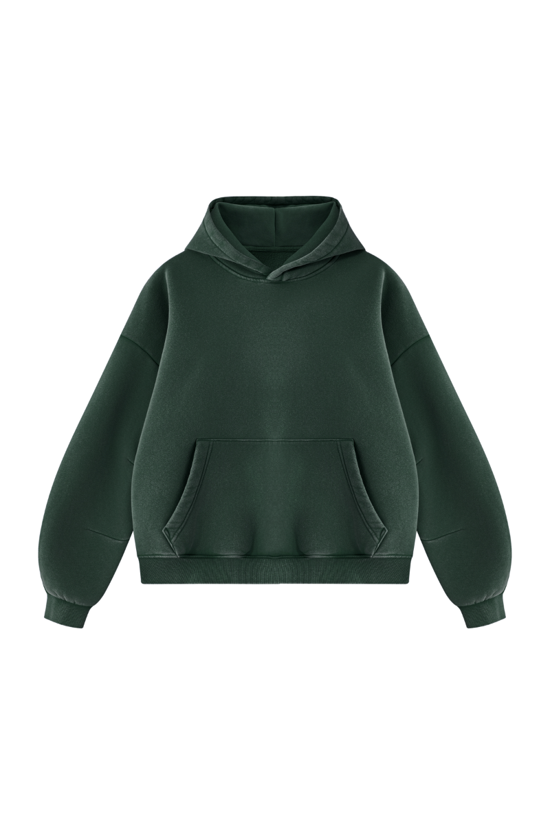 Women's Fall Fleece Heavyweight Washed Drop Shoulder Hoodie