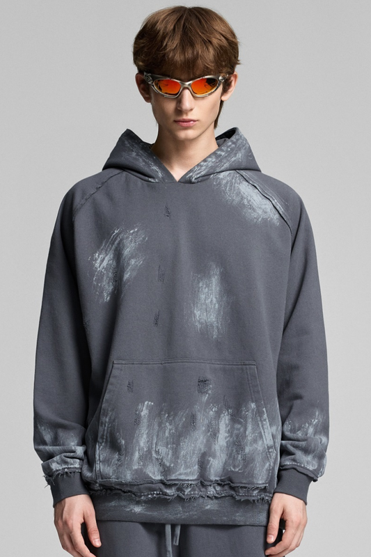 Men's  Fall 420G Heavyweight Oversized Vintage Washed Hoodie