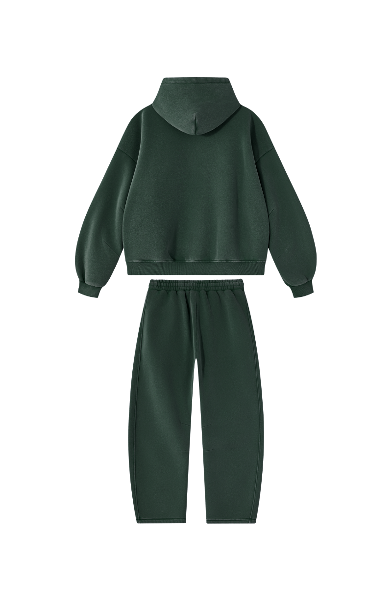 Women's Fall Fleece Sets:Relaxed Hoodie And Sweatpants