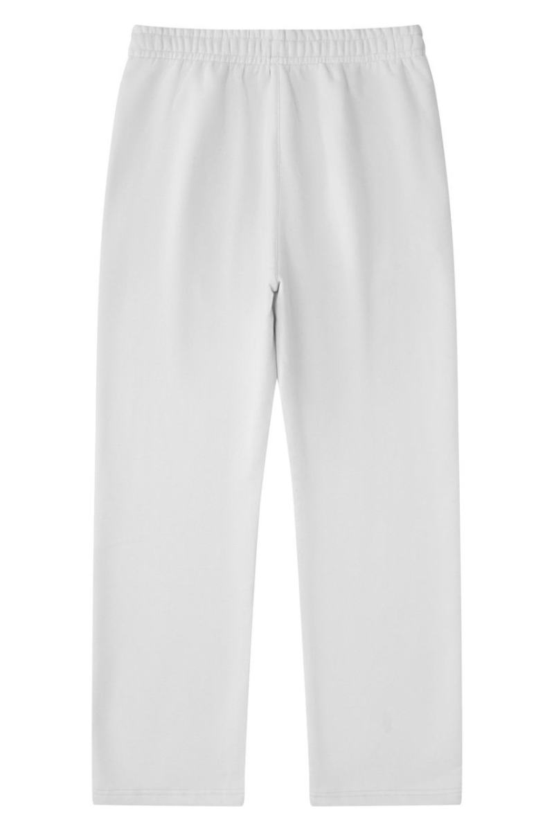 Unisex Fall Fleece Drawstring Straight Leg Casual Sweatpants