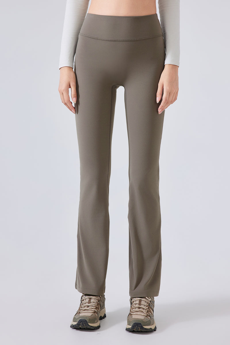 Women Fleece Yoga Flare Pants